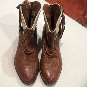 Sam Edelman leather boots EUC